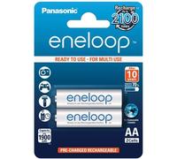 [BK-3MCCE/2BE] Eneloop Panasonic Eneloop Pack de 2 accus Mignon AA 1900 mAh