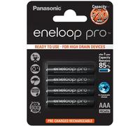 [BK-4HCCE/4BE] Panasonic Blister de 4 Piles Rechargeables eneloop pro AAA (Mi...