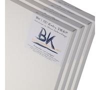 BK BILDERRAHMEN KOLMER 4 Toiles B.K. Deep Edge | 90x90 cm | sur Chassis, Pur Coton