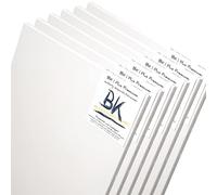 BK BILDERRAHMEN KOLMER 6 Toiles B.K. Basic 80x100 cm | 100% Coton, apprêt à Peindre de qualité | châssis tendu prêt à Peindre