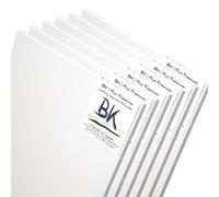 BK BILDERRAHMEN KOLMER 6 Toiles B.K. Plus | 70x100 cm, 100% Coton | avec apprêt à Peinture de première qualité, Toiles sur châssis