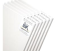 BK BILDERRAHMEN KOLMER 6X B.K. Plus Toiles sur châssis 30x60 cm | 100% Coton, apprêt Multiple | Support de Peinture Premium, châssis entoilés prêts à Peindre