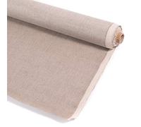 BK BILDERRAHMEN KOLMER Toile de Lin en Rouleau 400 GSM | 100% Lin, 1,7x10 m | prêt à Peindre Rouleau de Toile, avec apprêt Transparent