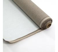 BK BILDERRAHMEN KOLMER Toile murale sur rouleau 430 g/m² | 100 % lin | 1,7 x 10 m | Rouleau de toile prêt à peindre, apprêté avec Gesso