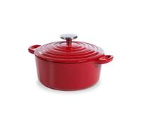 BK Bourgogne cocotte 20 cm 2,5 L fonte émaillée, compatible induction, compatible four, compatible lave-vaisselle, avec couvercle