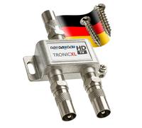 BK Câble Répartition 2fach TV Télévision par Câble Splitter Zb pour Unité Médias