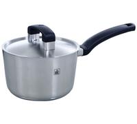 BK Conical Cool Saucepan casserole 16 cm acier inoxydable, compatible induction, compatible four, compatible lave-vaisselle, avec couvercle