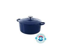 BK Cookware H6074.528 BK Bourgogne Cocotte en Fonte - Ronde - 28 cm - 6.7L - Revetement emaille - Couvercle avec Anneaux