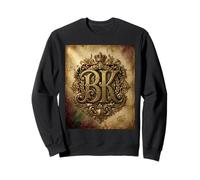 BK - Initiales B K Nom de Famille Onomastique Onomatologie Sweatshirt
