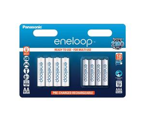 [BK-KJMCCE44E] Eneloop Combipack 1x4 Mignon AA + 1x4 Micro AAA Rechargeable