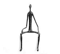 BK&MF Statue de Figure en Fonte, Statue de Bureau Abstraite en Fonte à Froid, Sculpture de décoration Magnifiquement sculptée pour l'accent de décoration de Jardin,A,26x20x64cm(10x8x25inch)