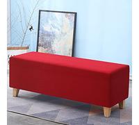 BK&MF Tabouret de rangement avec espace de rangement, banc ottoman polyvalent, siège rembourré, repose-pieds de canapé touffeté, sièges supplémentaires, A, 160 x 40 x 45 cm (63 x 16 x 18 pouces)