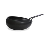 BK Wok Black Steel 30 cm, induction | Construction en acier au carbone, compatible avec l’induction, résiste au four jusqu’à 230 °C, lavage à la main recommandé