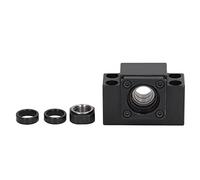 BK15 Ball Screw End Support | High Rigidity Bearing Block for SFU1605 / SFU1204 | Accurate Ballscrew Kit for CNC Machine/Lathe/Equipment | C7 Carbon Steel