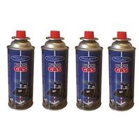 BK230 Lot de 4 cartouches de gaz butane 220 g