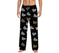 Bkazwe Bas de Pyjama de Noël Homme Pantalon de Pyjama à Carreaux Rouges et Blancs pour Les Nuits d'hiver et Le Confort à La Maison, avec Poches Latérales pour l'hiver Et Les SoiréEs Cosy