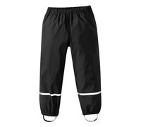 Bkazwe Pantalon de Pluie Enfant, Pantalon Coupe-Vent et Imperméable pour Garçons Filles, Léger Anti-Boue Séchage Rapide avec Bande Réfléchissante, Surpantalon Pluie Randonnée Plein Air 1-12 Ans