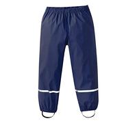 Bkazwe Pantalon de Pluie Enfant, Pantalon Coupe-Vent et Imperméable pour Garçons Filles, Léger Anti-Boue Séchage Rapide avec Bande Réfléchissante, Surpantalon Pluie Randonnée Plein Air 1-12 Ans