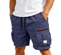 Bkazwe Short de Travail Homme Bermuda Cargo Stretch Résistant Multi-Poches Boardshort Grande Taille Pantalon Court pour Chantier, Bricolage, Jardinage Haute Taille Été Les Baroudeurs Randonnée