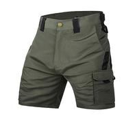 Bkazwe Short de Travail Homme Bermuda Cargo Stretch Résistant Multi-Poches Fonctionnelles Bermuda Confortable pour Chantier, Bricolage, Jardinage Haute Taille Été Les Baroudeurs Randonnée