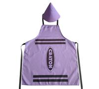 Bkazwe Tabliers crayon et chapeaux coniques de nain, costume de crayon de couleur crayon et chapeaux coniques amusants, ensemble de crayons pour adultes, hommes, Humour Drole Tablier de Cuisine (D)