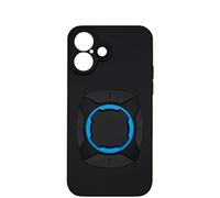 BKCREATIONS Coque Antichoc pour iPhone 16 Plus avec Fixation Moto et Vélo - Étui Renforcé Compatible avec Le Système Quad Lock - Support Smartphone, Noir
