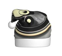 BKDODKS Bonnet de Noël avec motif Yin Yang - Chapeau de Père Noël amusant pour adultes - Chapeau de vacances pour fêtes de Noël