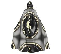 BKDODKS Cape à capuche polyvalente avec motif Yin Yang pour Halloween, cosplay, fêtes, festivals