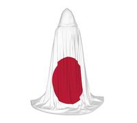 BKDODKS Cape à capuche unisexe avec imprimé drapeau japonais pour cosplay, gothique, Renaissance et plus encore