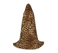 BKDODKS Cape à capuche unisexe avec imprimé léopard mignon pour cosplay, gothique, Renaissance et plus encore
