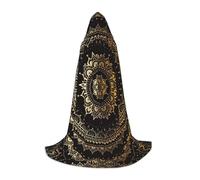 BKDODKS Cape à capuche unisexe avec imprimé mandala pour cosplay, gothique, Renaissance et plus encore