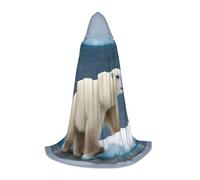 BKDODKS Cape à capuche unisexe avec imprimé ours polaire pour cosplay, gothique, Renaissance et plus encore