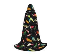BKDODKS Cape unisexe à capuche pour cosplay, gothique, Renaissance et plus