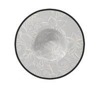 BKDODKS Chapeau bohème doré avec imprimé de fleurs de lotus pour Halloween, décoration de fête unique, chapeaux de sorcière effrayants pour femmes et hommes