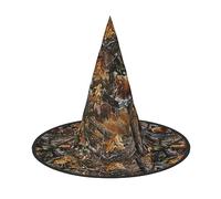 BKDODKS Chapeaux de sorcière effrayants pour Halloween - Décoration de fête unique - Accessoire pour homme et femme