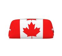 BKDODKS Grande trousse à crayons avec fermeture éclair - Motif drapeau canadien - Pour le travail et les voyages