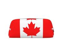 BKDODKS Grande trousse à crayons avec fermeture éclair - Motif drapeau canadien - Pour le travail et les voyages