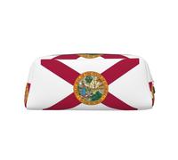 BKDODKS Grande trousse à crayons avec fermeture éclair - Motif drapeau de l'État de Floride - Multifonctionnel
