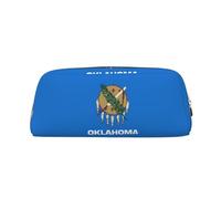 BKDODKS Grande trousse à crayons avec fermeture éclair - Motif drapeau de l'État de l'Oklahoma - Pour le travail et les voyages