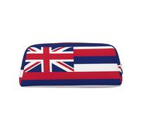 BKDODKS Grande trousse à crayons avec fermeture éclair - Motif drapeau hawaïen - Multifonctionnel