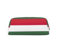 BKDODKS Grande trousse à crayons avec motif drapeau de la Hongrie avec fermeture éclair pour le travail, les voyages - Trousse multifonction