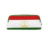 BKDODKS Grande trousse à crayons avec motif drapeau du Tadjikistan - Fermeture éclair - Pour le travail et les voyages - Multifonction