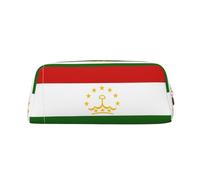 BKDODKS Grande trousse à crayons avec motif drapeau du Tadjikistan - Fermeture éclair - Pour le travail et les voyages - Multifonction