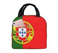 BKDODKS Sac à déjeuner isotherme pour adultes avec imprimé drapeau portugais pour garder les aliments chaud/froid pendant des heures, sac fourre-tout pour homme et femme