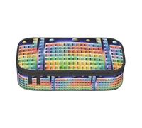 BKDODKS Tableau périodique des éléments Imprimer Trousse Multifonctionnelle Papeterie Sac de Rangement Fournitures Favorite Adultes