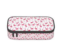 BKDODKS Trousse à crayons multifonction avec motif flamant rose rouge