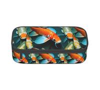 BKDODKS Trousse à crayons multifonction HD Koi avec imprimé poisson koï