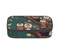 BKDODKS Trousse à crayons multifonctionnelle avec imprimé hibou magique - Sac de rangement - Fournitures préférées pour adultes