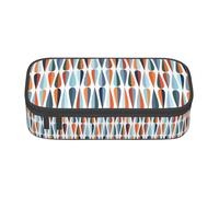BKDODKS Trousse à crayons multifonctionnelle du milieu du siècle - Style rétro - Avec imprimé en forme de goutte - Fournitures pour adultes préférés