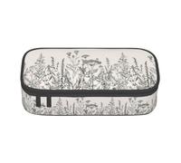 BKDODKS Trousse multifonction avec gravure botanique et herbes florales - Pour adultes